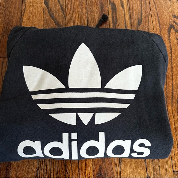 Adidas Black Pullover Hoodie Small - Picture 5 of 10